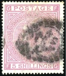 Stamp of Great Britain » Collections 1867-1910 High value used selection with 1867-83 5