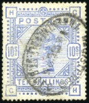 Stamp of Great Britain » Collections 1867-1910 High value used selection with 1867-83 5