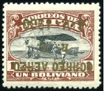 Stamp of Bolivia 1930 Zeppelin Issues: Specialized group on stockca