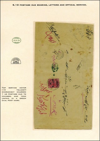 Stamp of India 1846-1949, Exhibition collection of POSTAGE DUE HS