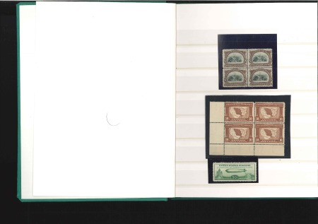 Stamp of United States 1901-43, Small mint selection in stockbook includi