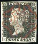 Stamp of Great Britain » Collections 1840-84, Mainly used collection in an album, incl.