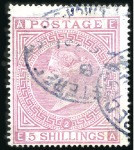 Stamp of Great Britain » Collections 1840-84, Mainly used collection in an album, incl.