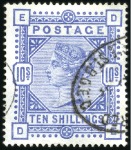 Stamp of Great Britain » Collections 1840-84, Mainly used collection in an album, incl.