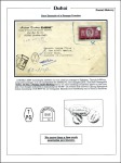 Stamp of United Arab Emirates » Dubai 1963 & 1964 Envelopes with postal stationery cut-o