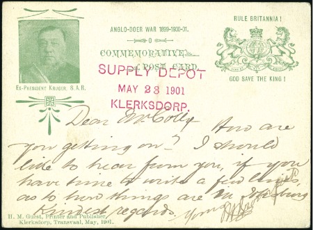 Stamp of South Africa » Anglo Boer War 1899-1900 Collection of Republican field post coll