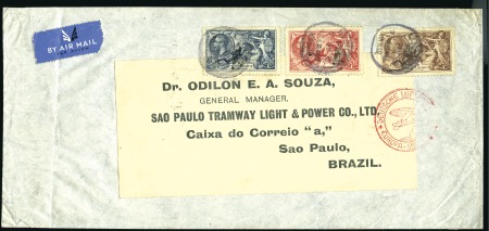 Stamp of Great Britain » King George V 1938 (Jan 5) Large envelope with 1934 Re-engraved 