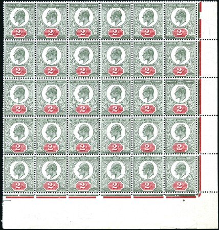 Stamp of Great Britain » King Edward VII 1912 2d Grey-Green & Bright Carmine, Somerset Hous