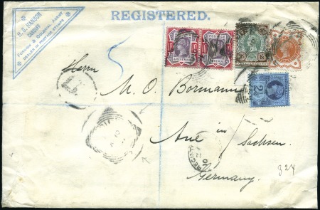 Stamp of Great Britain » 1855-1900 Surface Printed 1891 (Aug 10) Printed envelope from a stamp dealer