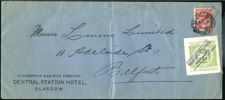 Stamp of Great Britain » King George V 1918 Printed envelope from the Caledonian Railway 