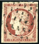 Stamp of France » Collections 1849 Petite sélection dont 15c vert (x4), 40c oran
