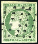 Stamp of France » Collections 1849 Petite sélection dont 15c vert (x4), 40c oran