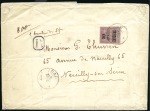Stamp of Colonies françaises » Zanzibar (Poste française) 1896-1900 Deux lettres recommandées de 1900 pour l