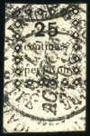 Stamp of Colonies françaises » Guadeloupe 1876 Taxe n°1 et 3, obl., le n°3 avec infime point