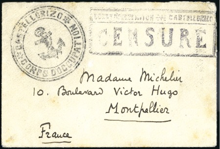 Stamp of Colonies françaises » Levant 1899-1915, Lot de 8 lettres/entiers/cpa dont Jaffa