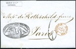 Stamp of Large Lots and Collections 1830-80, +200 stampless covers to France from GB, 