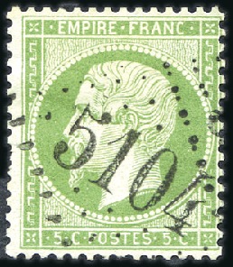 Stamp of China » Foreign Post Offices » French Post Offices 1862-1910, Selection of 24 French stamps used in C