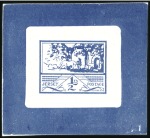 Stamp of Great Britain » Channel Islands » Jersey 1943-44 1/2d half sized cut-down die proof essays 