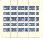 Stamp of Australia » Commonwealth of Australia 1937 FRENCH ESSAY of the 1s Lyrebird in complete s