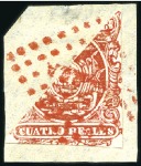Stamp of Ecuador » 1865-72 First Issue CANCELLATIONS, balance of the remarkable exhibit c