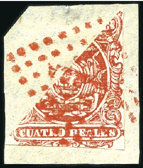 Stamp of Ecuador » 1865-72 First Issue CANCELLATIONS, balance of the remarkable exhibit c