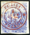 Stamp of Ecuador » 1865-72 First Issue CANCELLATIONS, balance of the remarkable exhibit c