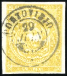 Stamp of Ecuador » 1865-72 First Issue CANCELLATIONS, balance of the remarkable exhibit c