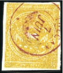 Stamp of Ecuador » 1865-72 First Issue CANCELLATIONS, balance of the remarkable exhibit c