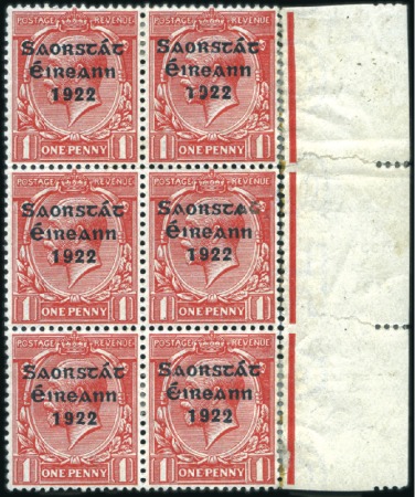 Stamp of Ireland Rare Missing Accent on 1d Saorstat