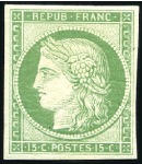 Stamp of France Réimpression officielle de 1862: Série complète de