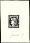 Stamp of France 1849 Épreuves par Sperati des 20c noir et 40c oran