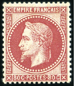 Stamp of France » Collections 1849-1900, Collection avancée avec une qualité au-