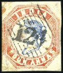 Stamp of India USED IN ADEN: 1/2a, 1a and 4a with "124" diamond n