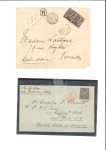 Stamp of Colonies françaises » Madagascar (Poste française) 1892-94, Lettre avec 25c Sage pour les USA, Lettre