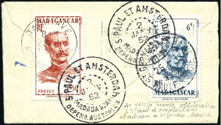 Stamp of Colonies françaises » Madagascar (Poste française) 1895-1956, Intéressant lot de lettres dont combina