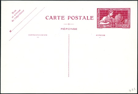Stamp of France 1900-30, Lot de 17 entiers postaux dont 5 essais d