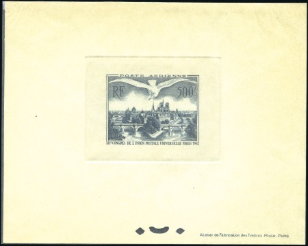 Stamp of France » Collections 1938-48, Env. 15 épreuves de luxe avec des séries 