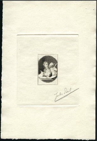Stamp of France 1936-45, 24 épreuves d'artiste pour timbres commém
