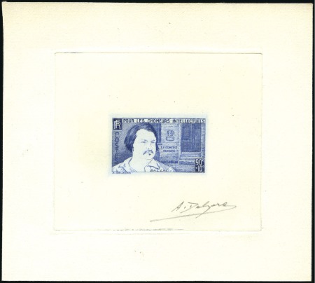 Stamp of France 1939 Série Chômeurs intellectuels en 4 épreuve d'a