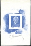 Stamp of France 1940-44, Pétain, 14 épreuves d'artiste différentes