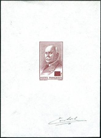 Stamp of France 1940-44, Pétain, 14 épreuves d'artiste différentes