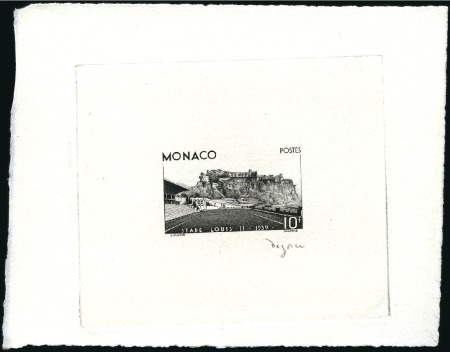 Stamp of Colonies françaises » Monaco 1936-45, +30 épreuves d'artiste souvent signées do