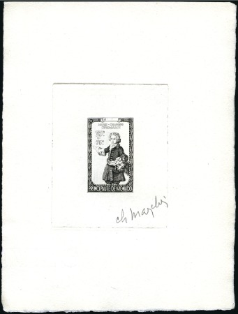 Stamp of Colonies françaises » Monaco 1942 Princes et Princesses, 20 épreuves d'artiste 