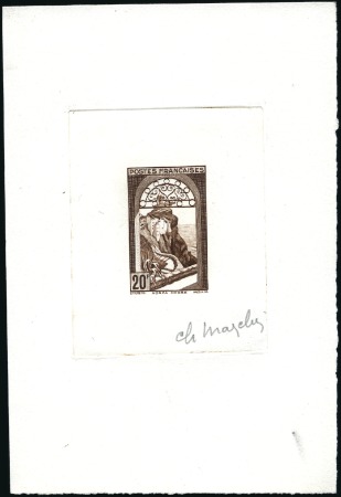 Stamp of France 1940 20F Nonza Corse, Projet non émis en épreuve d