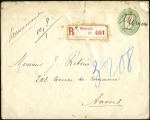 Stamp of Belgium 1884 Enveloppe entier 10c en recommandé pour Anver
