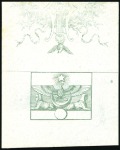 Stamp of Egypt » 1864-1906 Essays 1866 Reister Essays with ornamentation in blue, gr