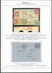 Stamp of France » Collections ETOILES DE PARIS 1863-1876
Belle collection d'exp