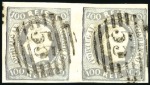 Stamp of Portugal 1866-67 King Luiz, curved labels, imperforate, att