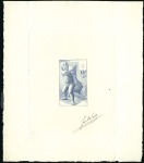 Stamp of France 1952-59, CROIX-ROUGE Lot de 17 épreuves d'artiste 