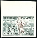 Stamp of France 1924-68, JEUX OLYMPIQUES Collection sur pages dont